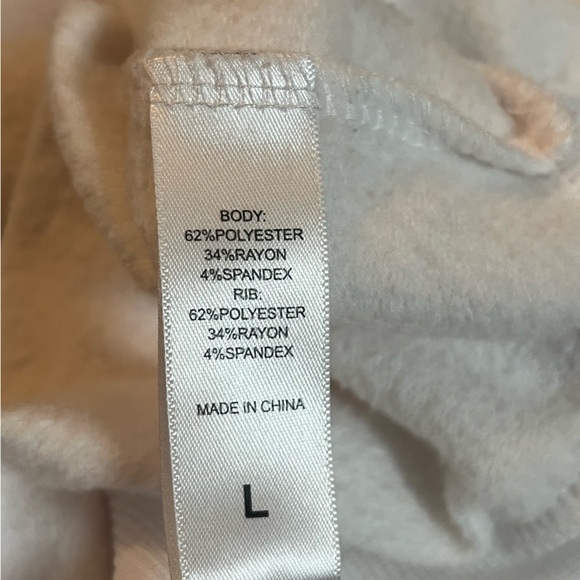 Juicy Couture Sport Women's Sz L Embossed Logo Hoodie Oversized Tunic - Picture 7 of 8